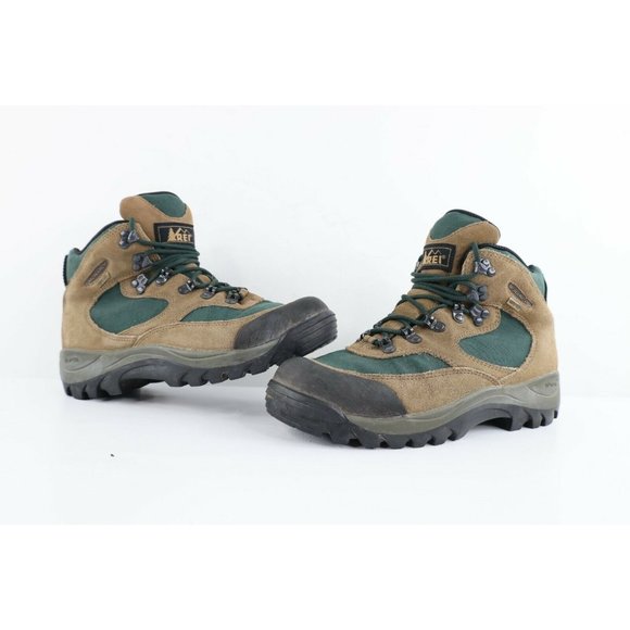 Vintage 90s Mens Size 8 Womens 10 Goretex Waterproof Hiking Ankle Boots Brown main image 11